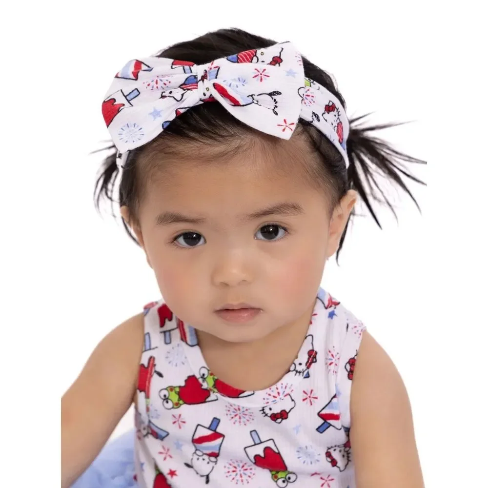 Hello Kitty & Friends Baby Girls Sleeveless  Print Tutu Dress headband 12 month